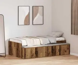 vidaXL Cadru pat Lemn vechi 80x200 cm