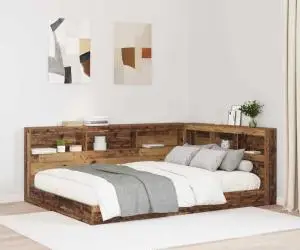 vidaXL Tăblie de depozitare cu raft Lemn vechi 140 cm Lemn compozit