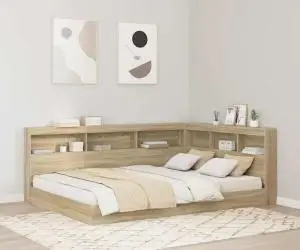 vidaXL Tăblie de depozitare cu raft Stejar sonoma 160 cm Lemn compozit