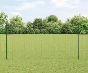 vidaXL Set Gard de Grădină Set de 2 Verde Oțel Vopsit Electrostatic