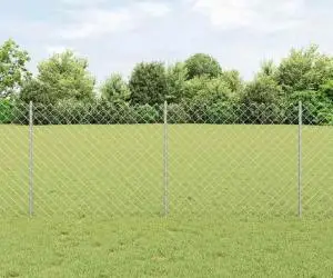 vidaXL Set Gard pentru Grădină Set de 2 Oțel galvanizat 25 x 1 m