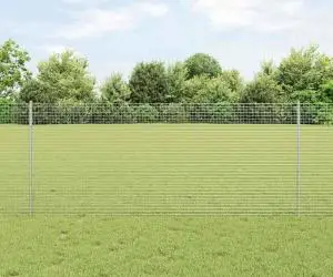 vidaXL Set de gard din plasă pentru păsări Set de 2 Oțel galvanizat