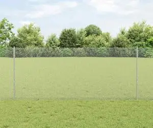 vidaXL Stâlpi de Gard 10 buc U-Canal 100 cm Oțel Galvanizat