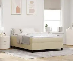vidaXL Pat box cu saltea - Verde deschis și gri, 160x200 cm, din catifea