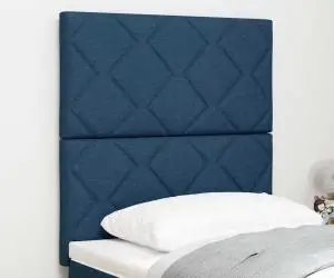 vidaXL  Tăblie Design Cărămizi cu Diamante Albastră 80 cm din poliester.