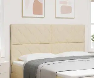 vidaXL Tăblie Design Blocuri Diamant Crem 180 cm