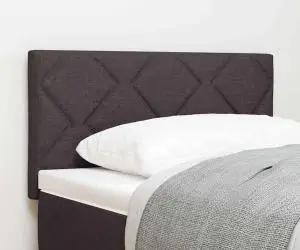 Tăblie LED vidaXL cu blocuri de diamante Maro închis de 80 cm