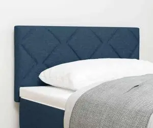 Cap de pat LED vidaXL Design cu blocuri de diamante Albastru 80 cm Țesătură