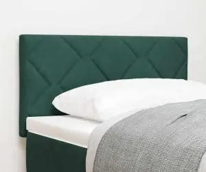 vidaXL Tăblie LED în stil diamant, verde închis, de 80 cm