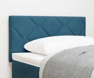 vidaXL Tăblie LED design blocuri diamant, albastru închis, 80 cm