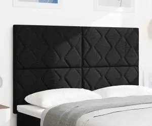 Șezlong LED vidaXL cu Design Blocuri Diamante Negru 160 cm Țesătură