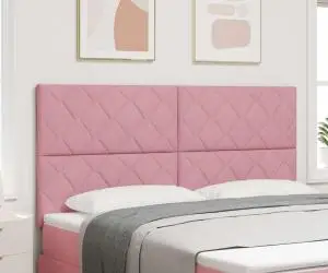 vidaXL Tăblie LED design diamant roz 180 cm