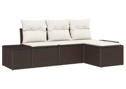 Set de canapea de grădină cu perne Maro Ratan Poli - 2/5