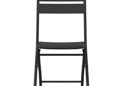 Scaune de Grădină Pliabile 2 buc Antracit 42x52x82 cm Oțel vopsit electrostatic - 5/5