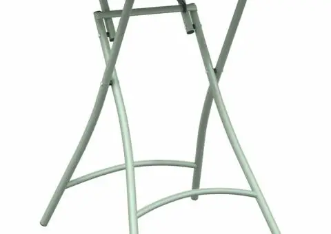 Masă de grădină pliabilă, verde mentă deschis, 55x55x73 cm oțel - 2/5