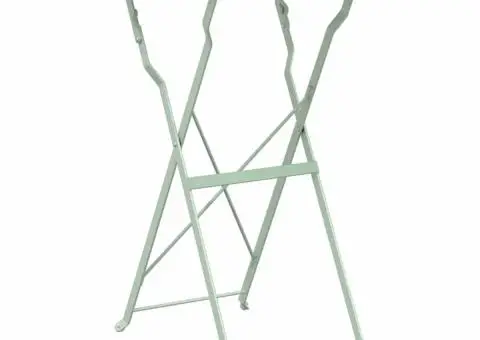 Masă de grădină pliantă Mint deschis Ø50x71 cm Oțel - 2/5