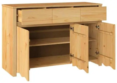 Dulap "DRAMMEN", 114x43x75,5 cm, lemn masiv de pin - 5/5