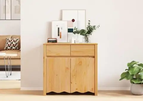 Dulap "DRAMMEN", 79x43x75,5 cm, lemn masiv de pin - 4/5