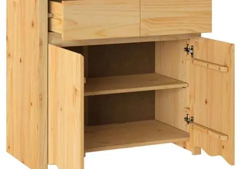 Dulap "DRAMMEN", 79x43x75,5 cm, lemn masiv de pin - 5/5