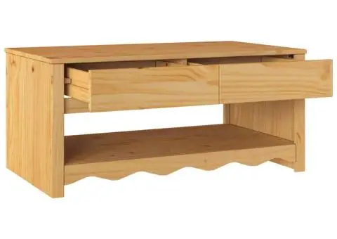 masă de cafea "DRAMMEN" 99x55x45 cm din lemn masiv de pin - 5/5