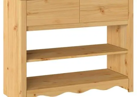 Masă consolă "DRAMMEN", 89,5x37x73 cm, lemn masiv de pin - 2/5