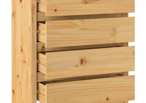 Comodă cu sertare "DRAMMEN", 76,5x40x91 cm, lemn masiv pin - 5/5