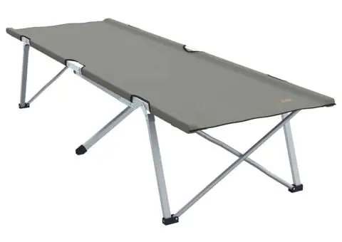 Pat pliabil camping Gri Aluminiu Mare Pliabil - 2/5