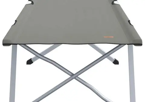 Pat pliabil camping Gri Aluminiu Mare Pliabil - 3/5