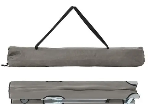 Pat pliabil camping Gri Aluminiu Mare Pliabil - 4/5