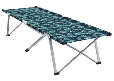 Pat pliabil pentru camping cu geantă de transport model de frunze 600D Oxford - 2/5