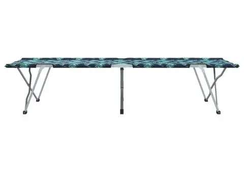 Pat pliabil pentru camping cu geantă de transport model de frunze 600D Oxford - 5/5