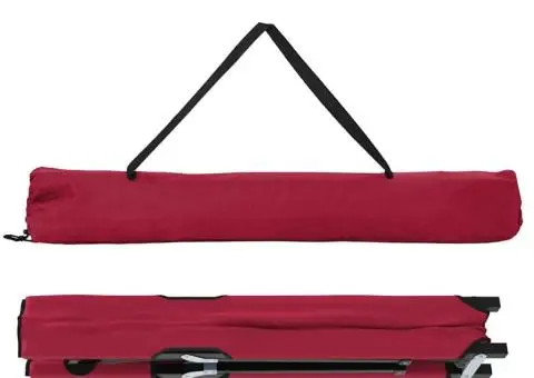 Pat de Soare Pliabil cu Geantă Roșie 600D Oxford - 4/5