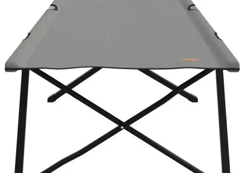 Pat pliabil cu geantă de transport Gri Țesătură Oxford 600D - 3/5