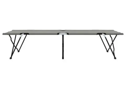 Pat pliabil cu geantă de transport Gri Țesătură Oxford 600D - 5/5