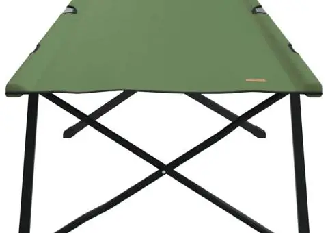 Pat pliabil cu geantă verde armat din țesătură Oxford 600D - 3/5