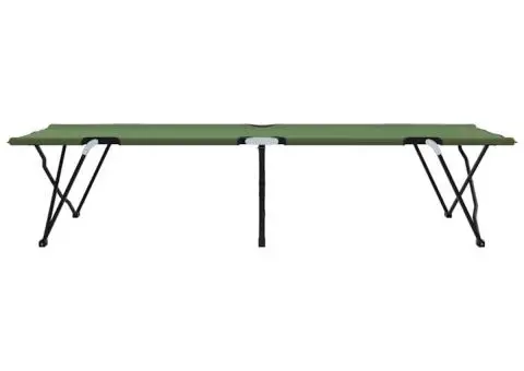 Pat pliabil cu geantă verde armat din țesătură Oxford 600D - 5/5