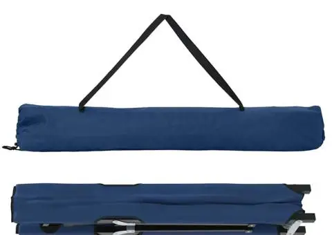 Șezlonguri pliabile cu genți de transport 2 buc Albastru 600D Pânză Oxford - 5/5