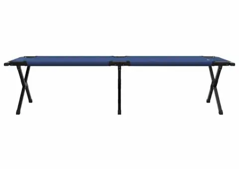 Pat pliabil cu geantă de transport Albastru 600D Oxford Fabric - 5/5