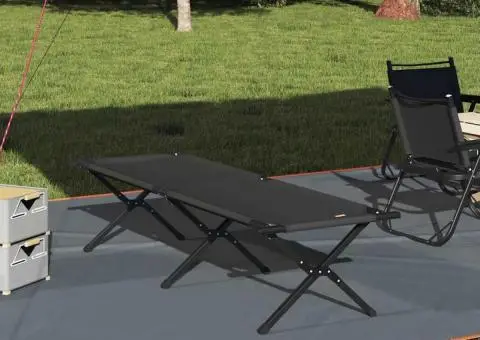 Pat pliabil pentru soare cu rucsac negru din material Oxford 600D - 1/5