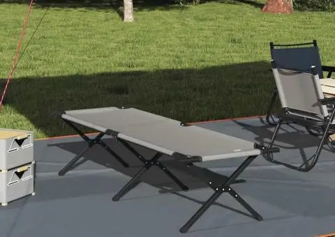 Pat Pliabil pentru Soare cu Geantă Gri Fabric din Oxford 600D - 1/5