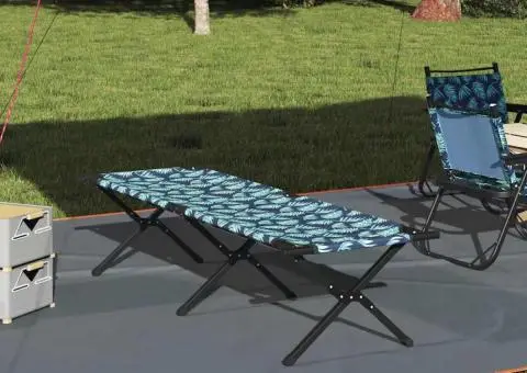 Pat pliabil de soare cu geantă de transport Model cu frunze 600D Oxford - 1/5