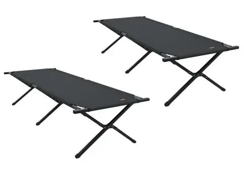 Paturi de soare pliabile 2 pcs cu geantă de transport Negru 600D Oxford - 2/5