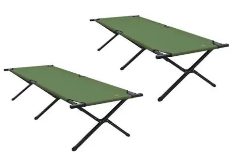 Paturi de Soare 2 buc cu Geantă de Transport Galben Amy 600D Oxford Fabric - 2/5