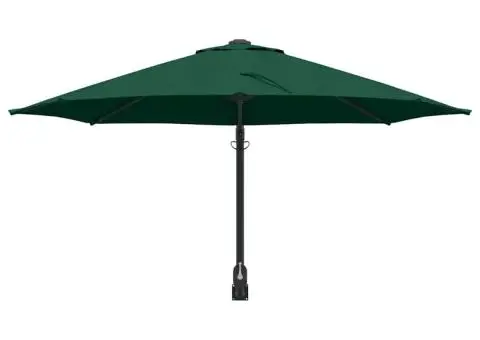 Parasol de grădină pentru montat pe perete, verde, de 250 cm de la - 4/5