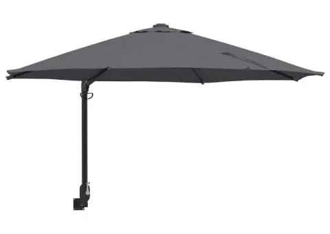 Parasol de Grădină Montat pe Perete Antracit 250 cm - 2/5