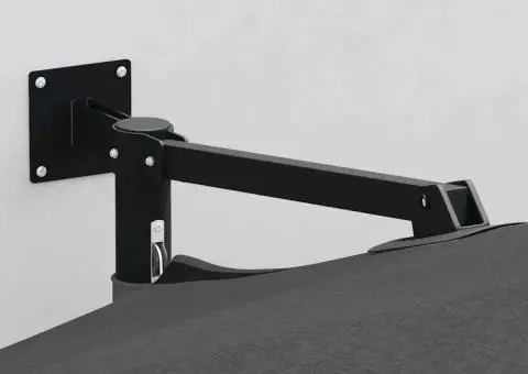 Parasol de Grădină Montat pe Perete Antracit 250 cm - 3/5