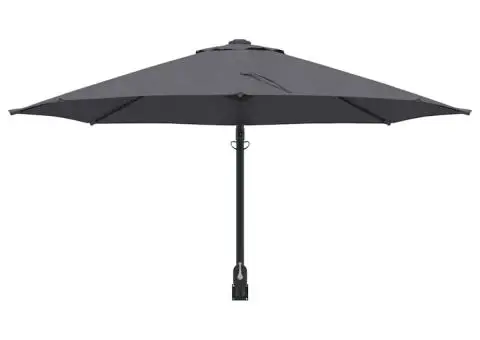 Parasol de Grădină Montat pe Perete Antracit 250 cm - 4/5