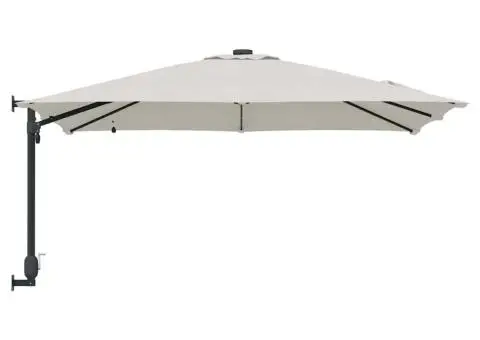 Parasol de Grădină Nisipiu 248.5 x 247.5 x 160 cm țesătură - 5/5
