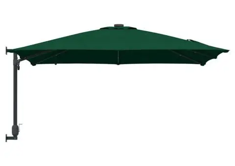 Parasol de Grădină Verde 248.5 x 247.5 x 160 cm țesătură - 5/5
