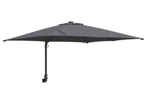 Parasol de Grădină Antracit 248.5 x 247.5 x 160 cm țesătură - 2/5
